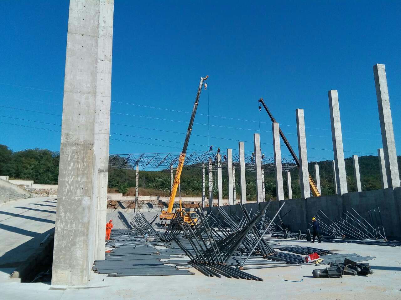 齐齐哈尔搅拌站网架